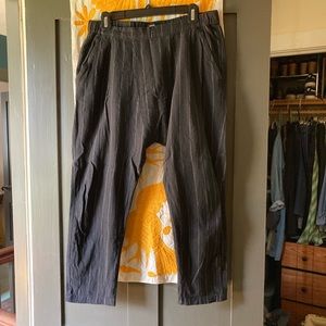 BDG linen cropped pants